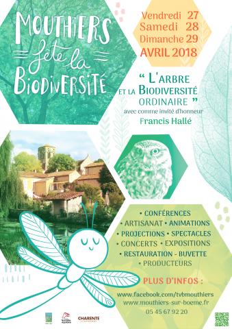Affiche Festival Mouthiers fêtes la biodiversité